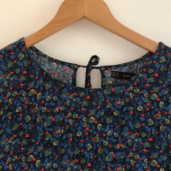 Zara floral dress (M) - Picture 2 of 7